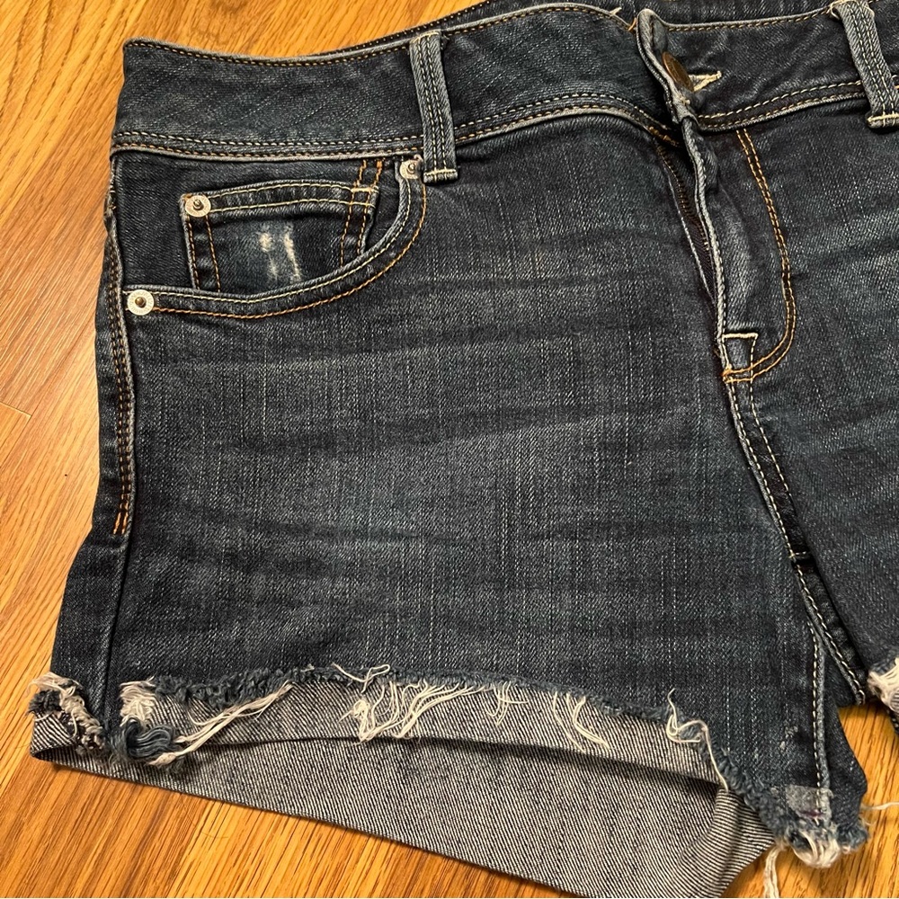 American Eagle Outfitters Dark Grayish blue  Jean Shorts - Picture 2 of 13